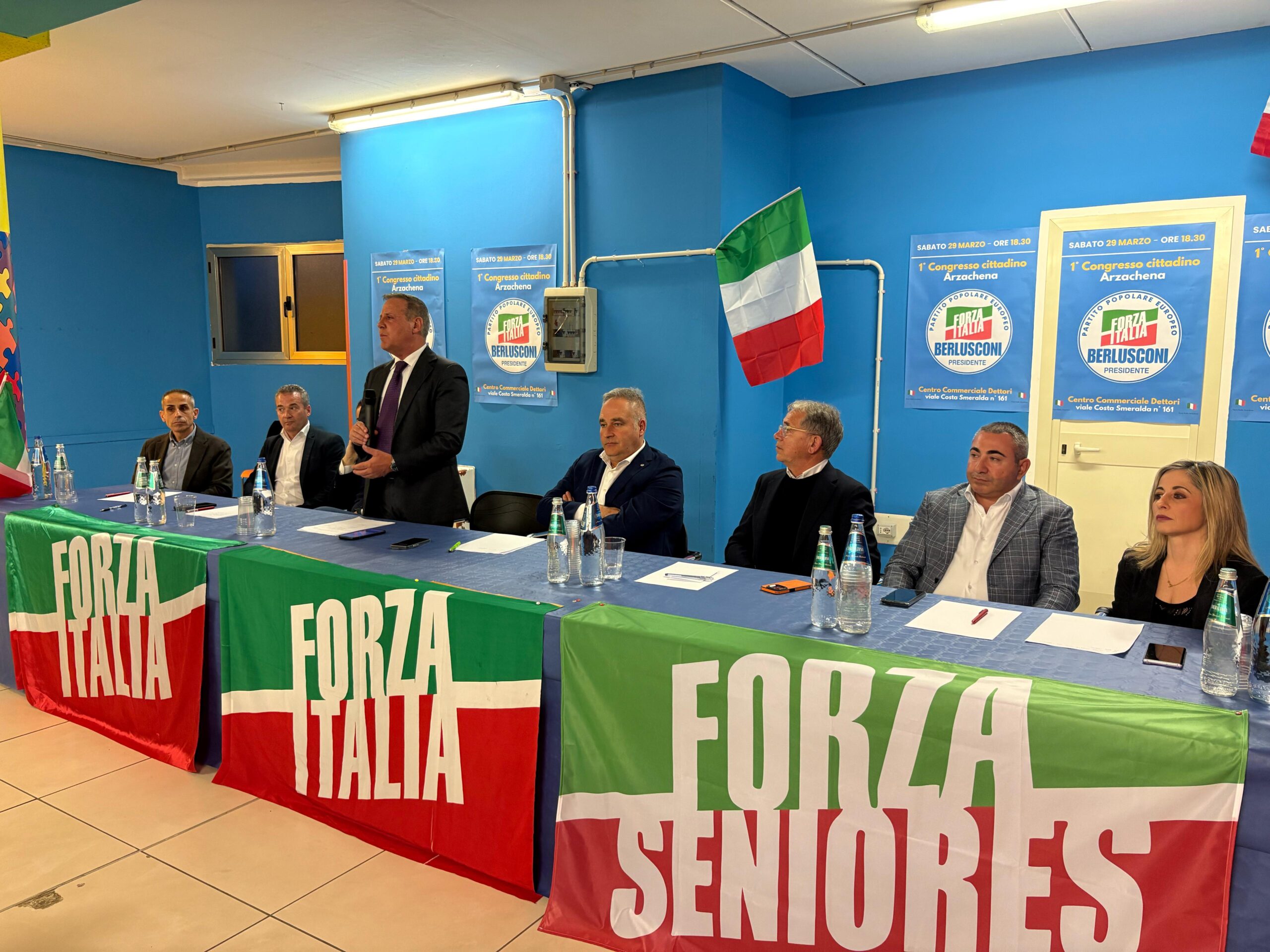 Elezione Segretario Forza Italia Arzachena Gianni Battista Filigheddu